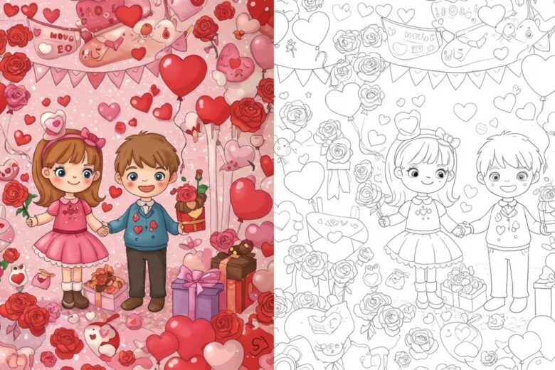 Valentine-day-coloring-pages