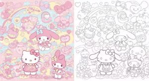 sanrio coloring pages